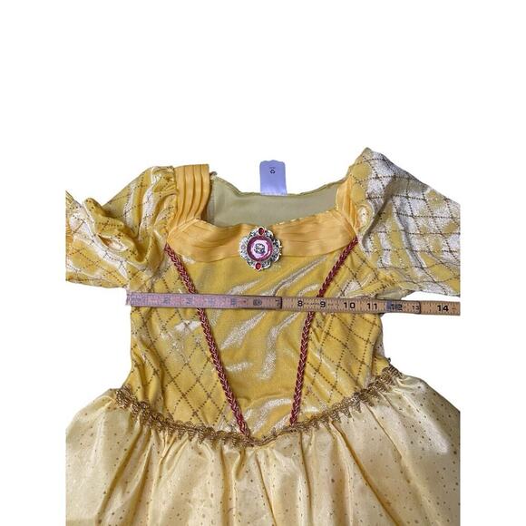 Disney Store Girl Princess Beauty and Beast Belle Dress Size 7/8 - Picture 4 of 4